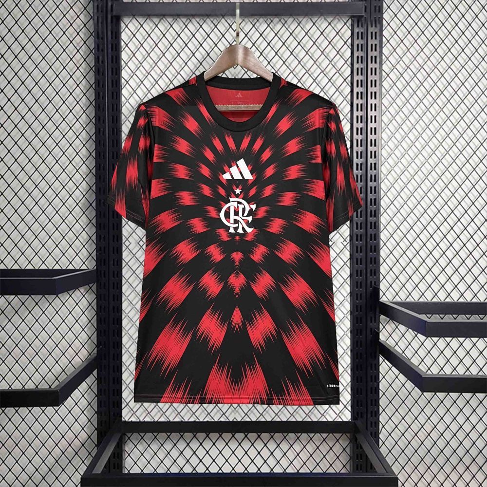 Fan Jersey Flamengo Pre-Match 25/26 - Adidas
