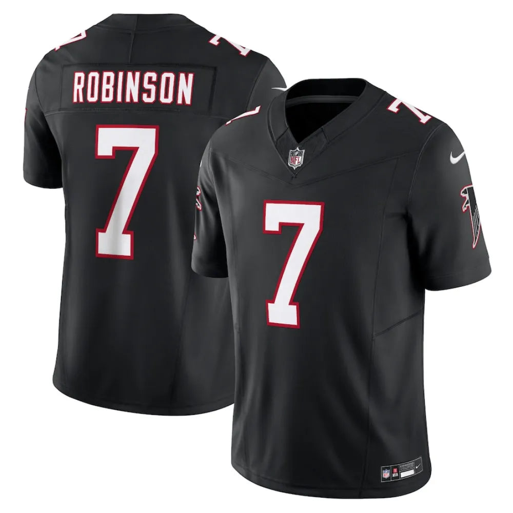 Camisa FUSE Limited Atlanta Falcons Preta - Bijan Robinson #7