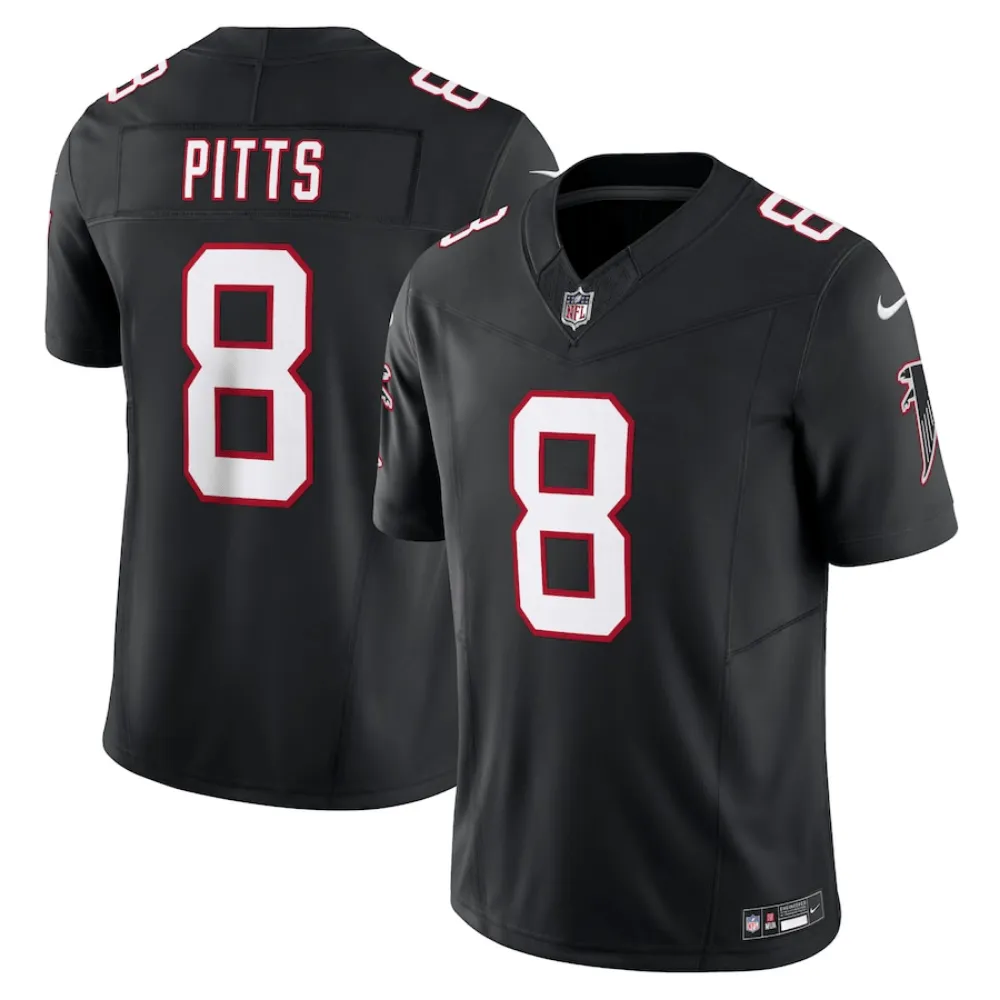 Camisa FUSE Limited Atlanta Falcons Preta - Kyle Pitts #8