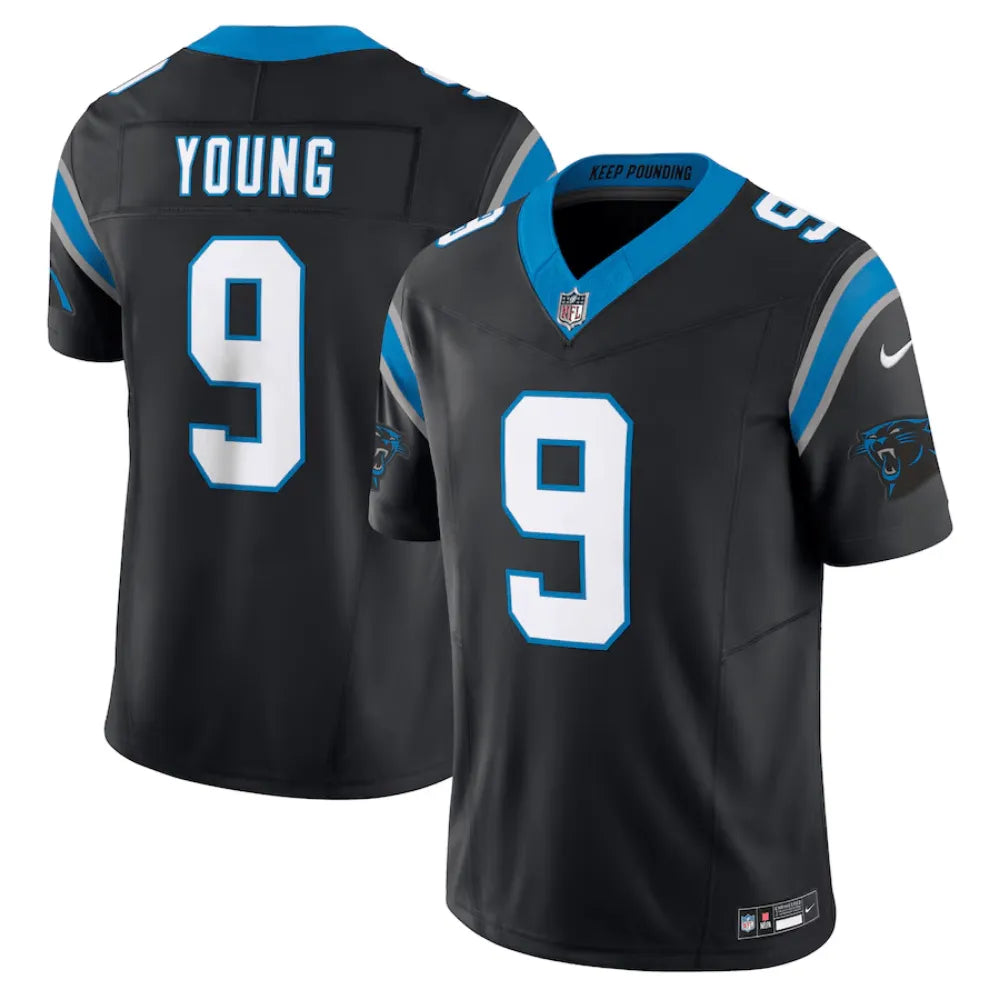 Camisa FUSE Limited Carolina Panthers Preta - Bryce Young #9