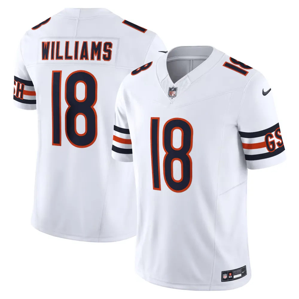 Jersey FUSE Limited Chicago Bears White - Caleb Williams #18