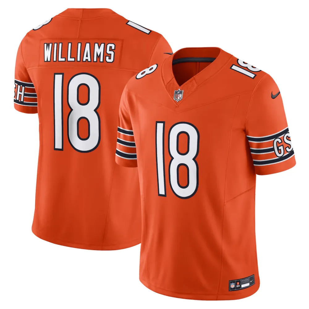 Jersey FUSE Limited Chicago Bears Orange - Caleb Williams #18
