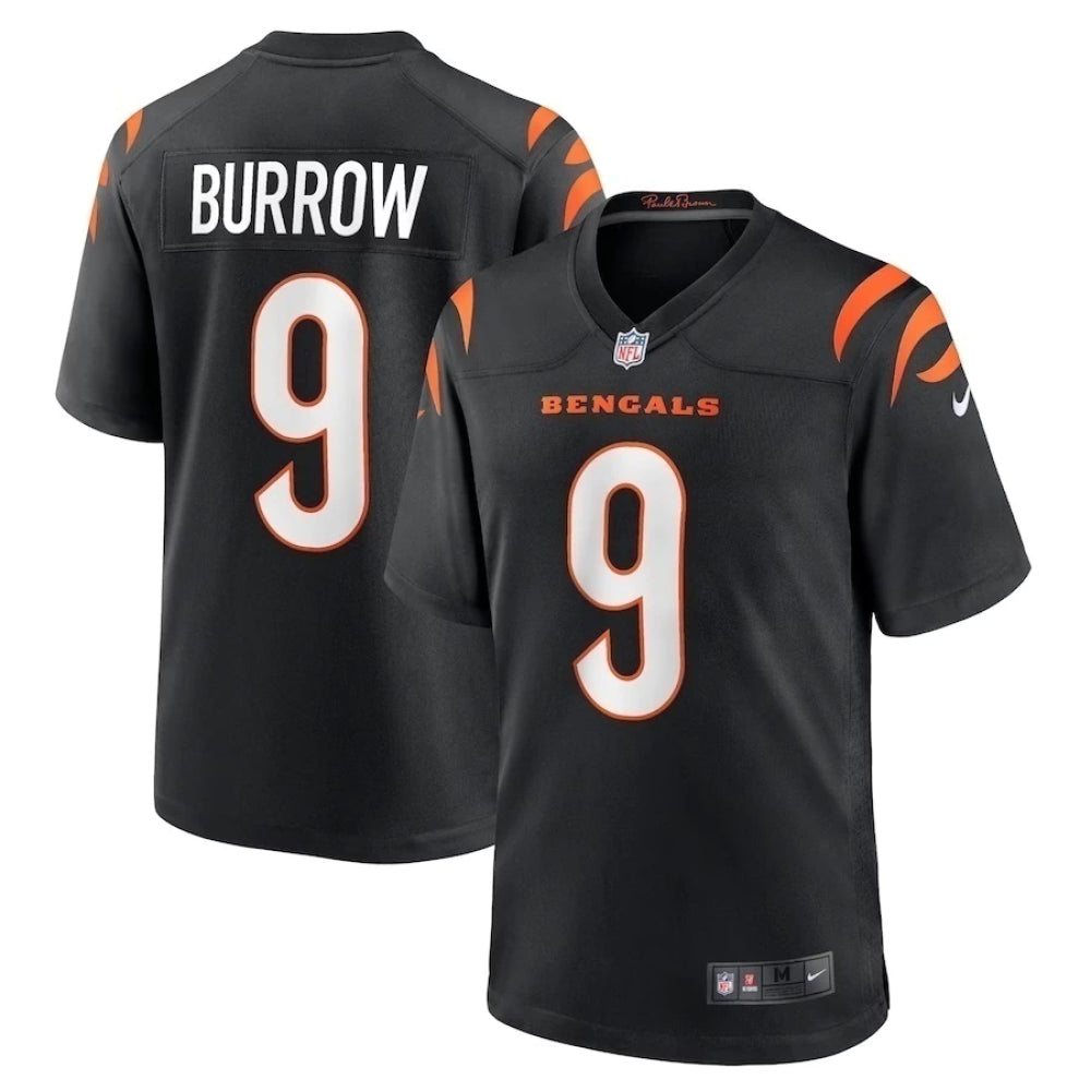 Camisa FUSE Limited Cincinnati Bengals Preta - Joe Burrow #9