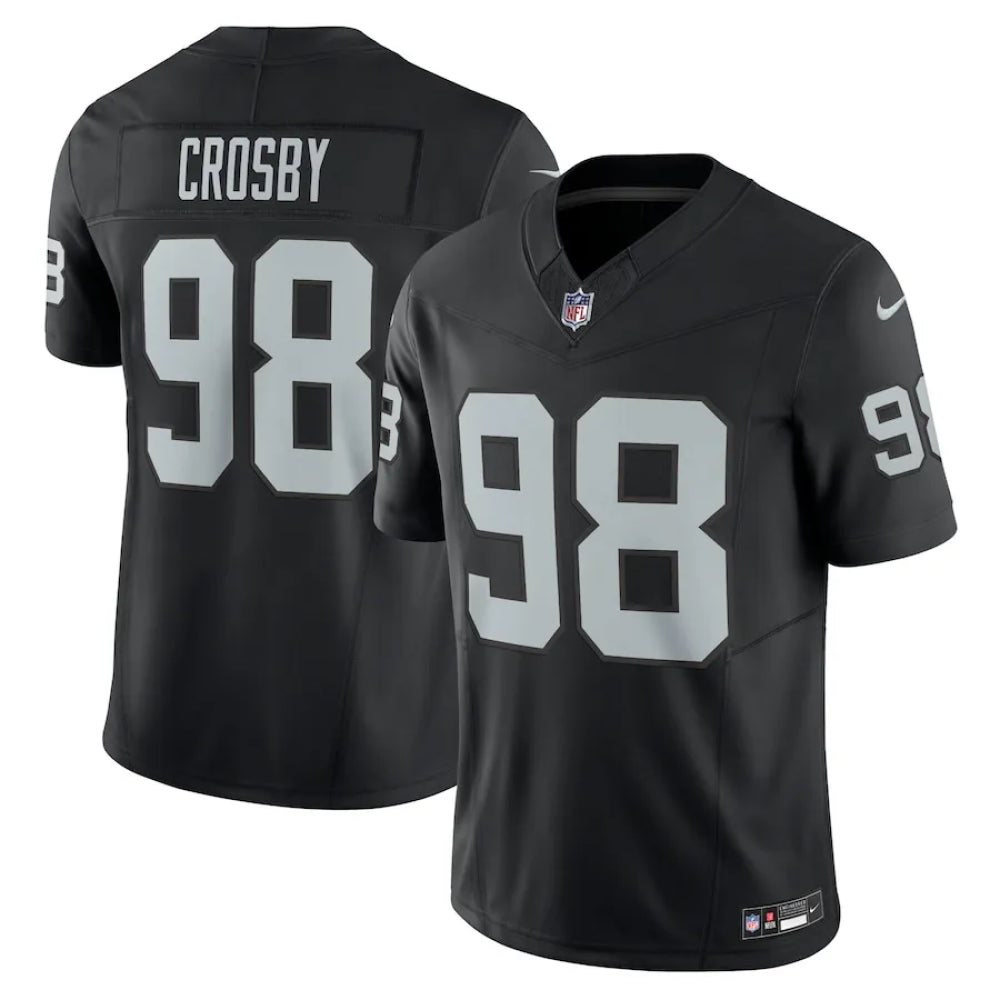 Camisa FUSE Limited Las Vegas Raiders Preta - Maxx Crosby #98