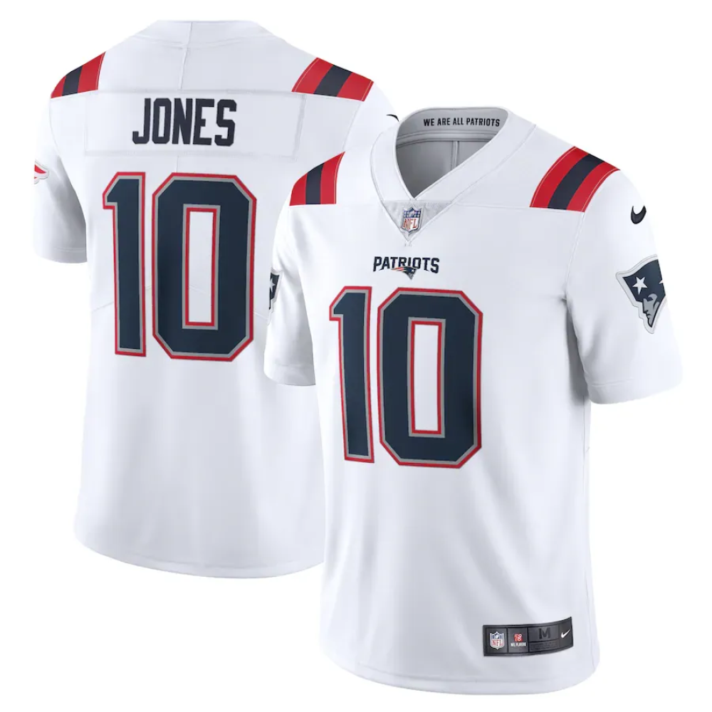 Jersey FUSE Limited New England Patriots White - Mac Jones #10