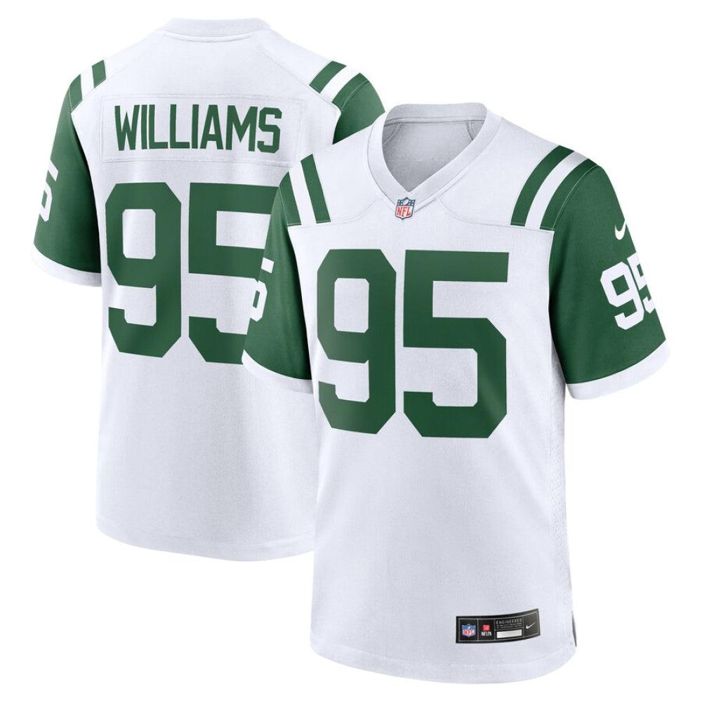 Jersey FUSE Limited New York Jets Alternative White - Quinnen Williams #95