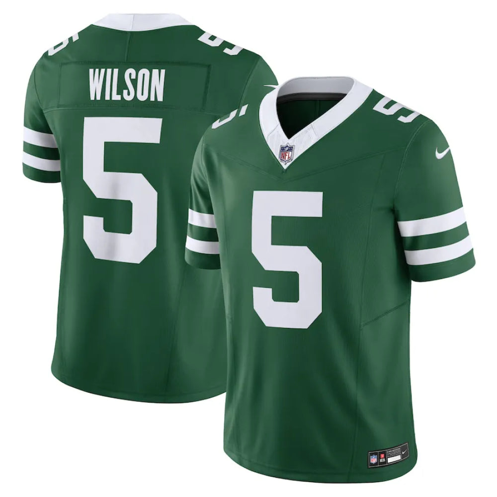 Jersey FUSE Limited New York Jets Green - Garrett Wilson #5