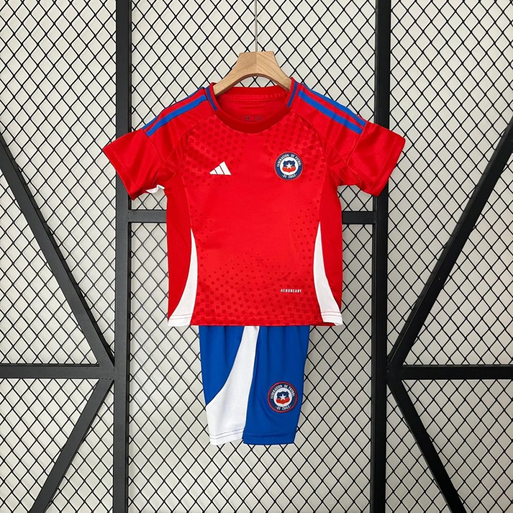 Kids Fan Jersey Chile I 2024 - Adidas