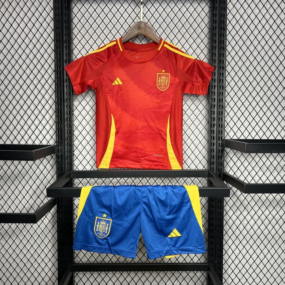 Kids Fan Jersey Spain I 2024 - Adidas