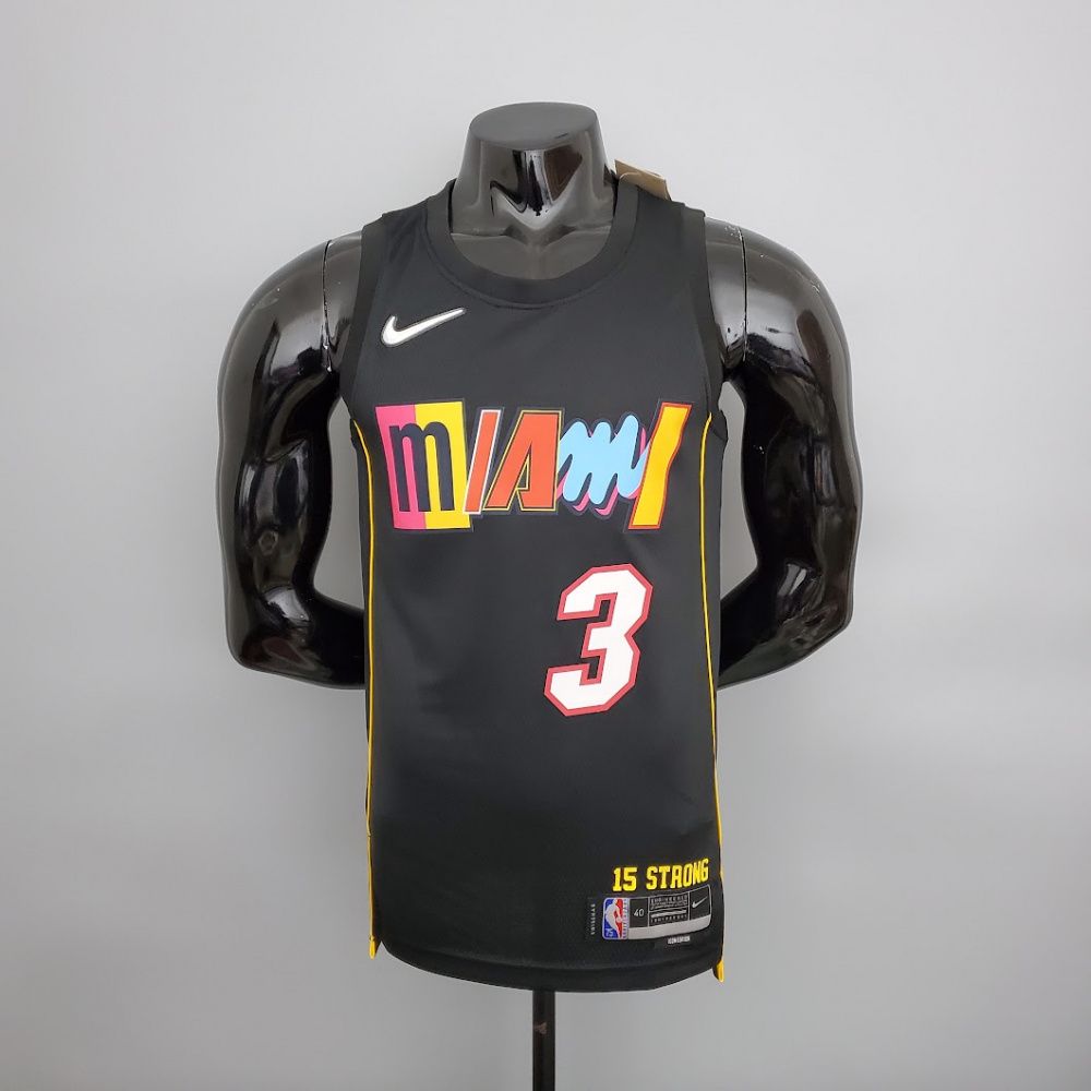 Swingman Jersey Miami Heat City Edition 21/22 - Dwyane Wade #3