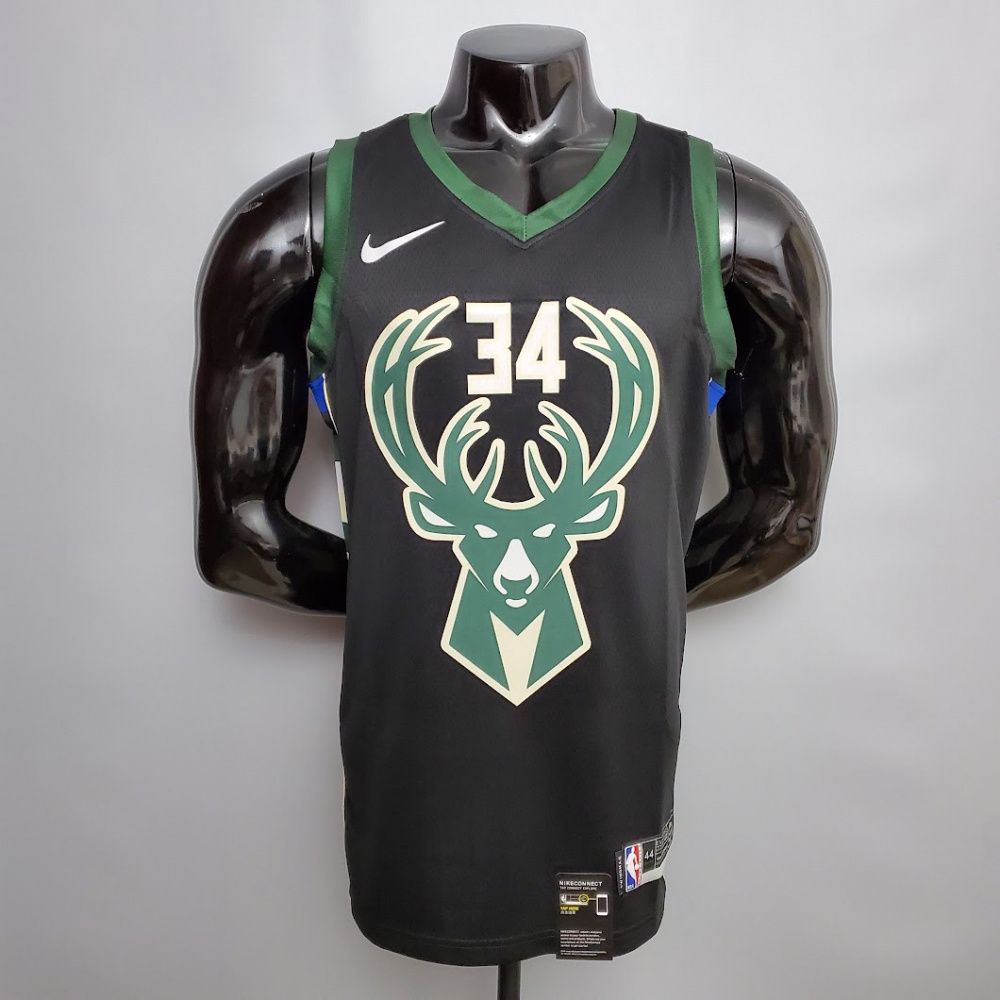Swingman Jersey Milwaukee Bucks Earned Edition 18/19 - Giannis Antetokounmpo #3