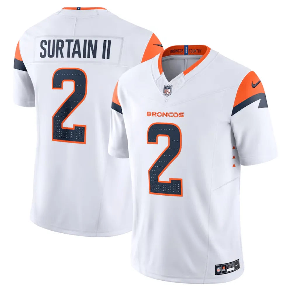 Jersey FUSE Limited Denver Broncos White - Patrick Surtain II #2