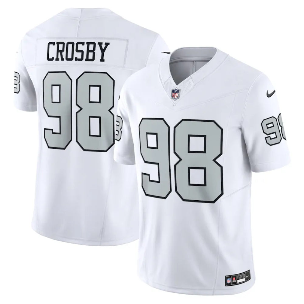 Jersey FUSE Limited Las Vegas Raiders White - Maxx Crosby #98