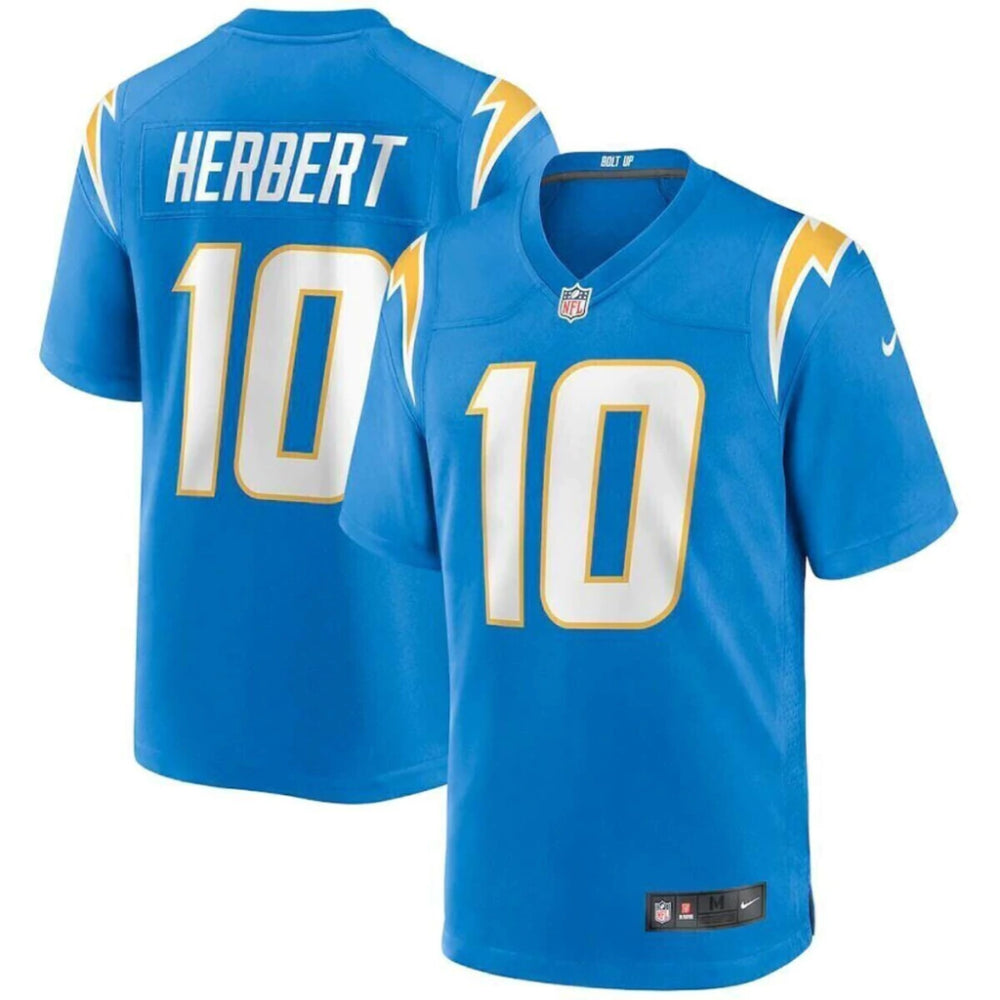 Jersey FUSE Limited Los Angeles Charges Light Blue - Justin Herbert #10