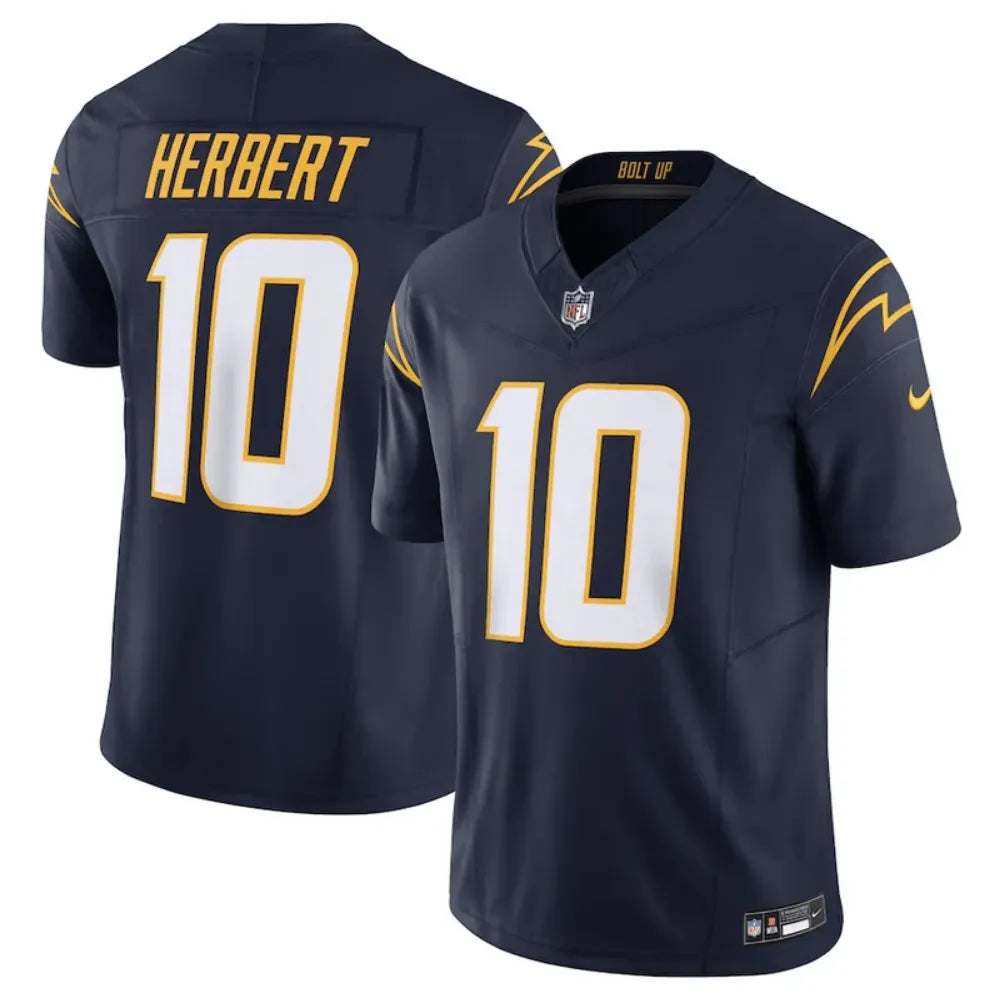Jersey FUSE Limited Los Angeles Charges Navy Blue - Justin Herbert #10