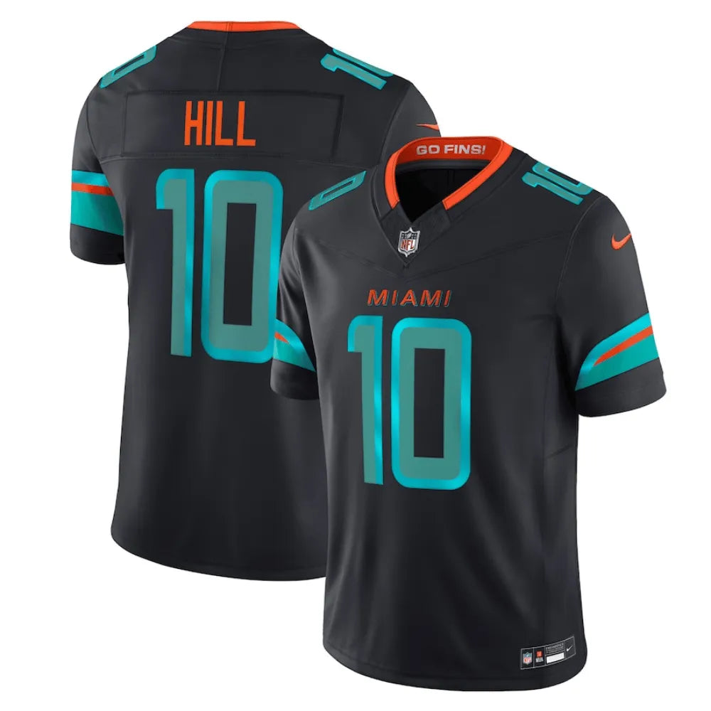 Jersey FUSE Limited Miami Dolphins Rivalries Black - Tyreek Hill #10
