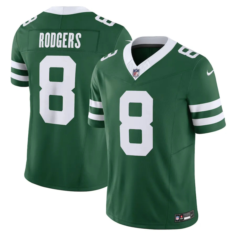 Jersey FUSE Limited New York Jets Green - Aaron Rodgers #8