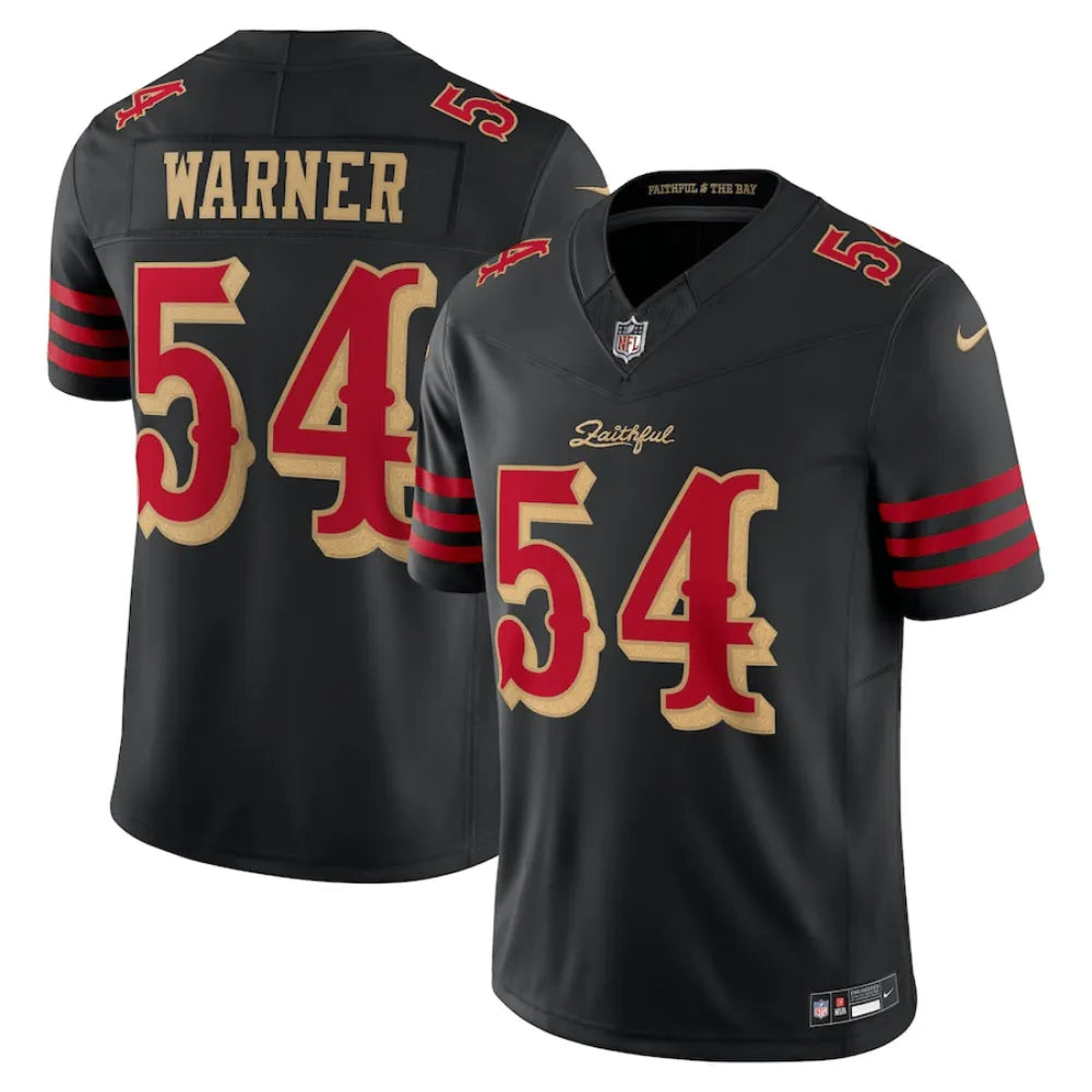 Jersey FUSE Limited San Francisco 49ers Rivalries Black - Fred Warner #54