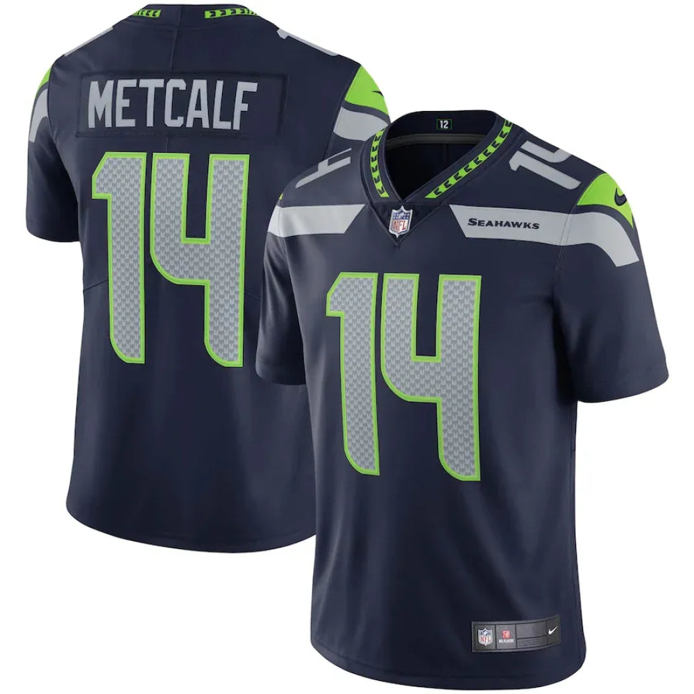 Jersey FUSE Limited Seattle Seahawks Navy Blue - DK Metcalf #14