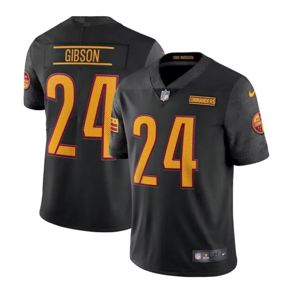 Jersey FUSE Limited Washington Commanders Black - Antonio Gibson #24