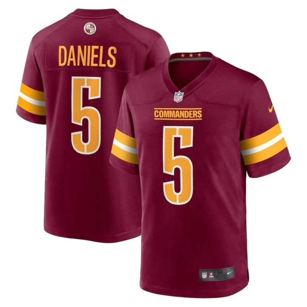 Jersey FUSE Limited Washington Commanders Red - Jayden Daniels #5