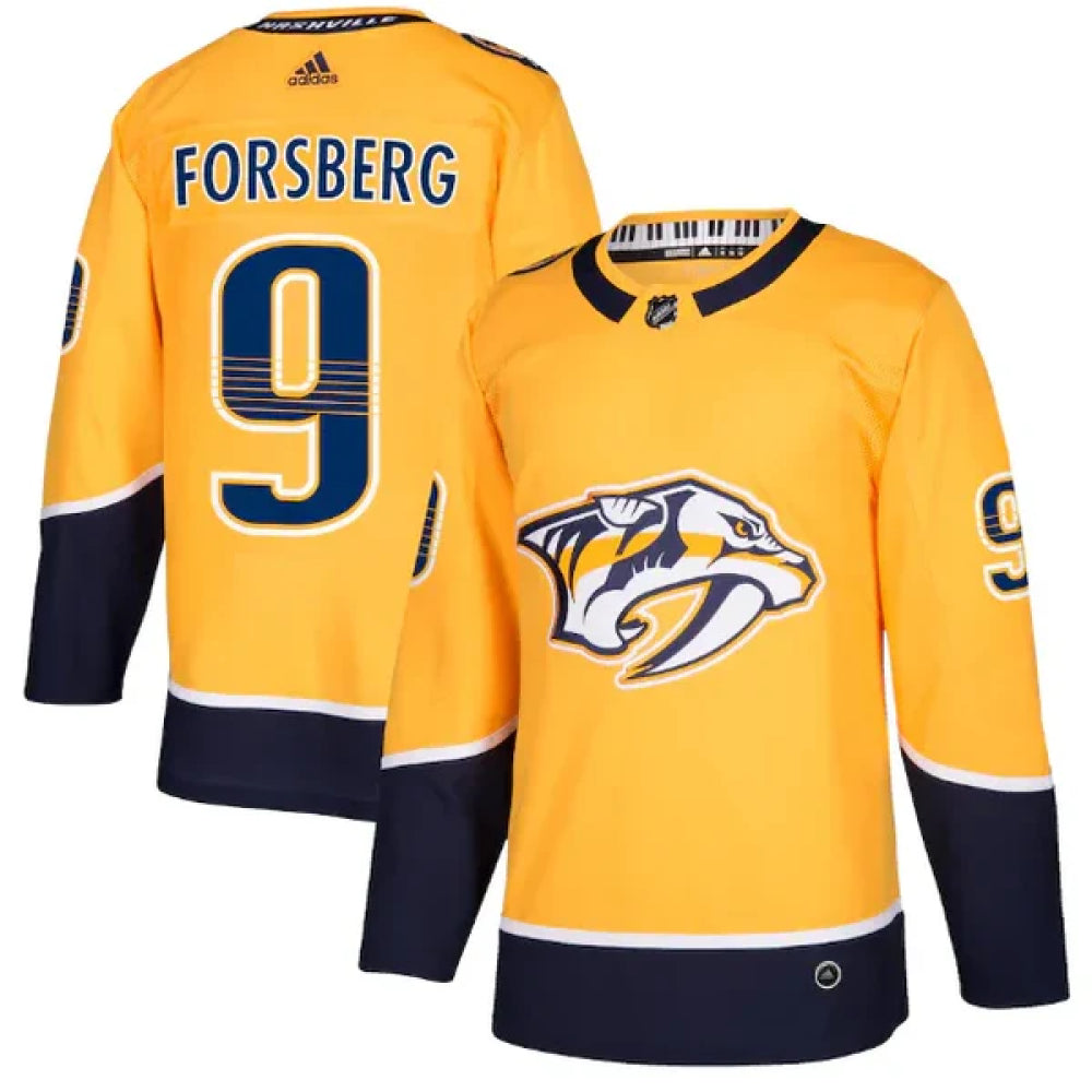 Jersey Fan Nashville Predators Yellow - Filip Forsberg #9
