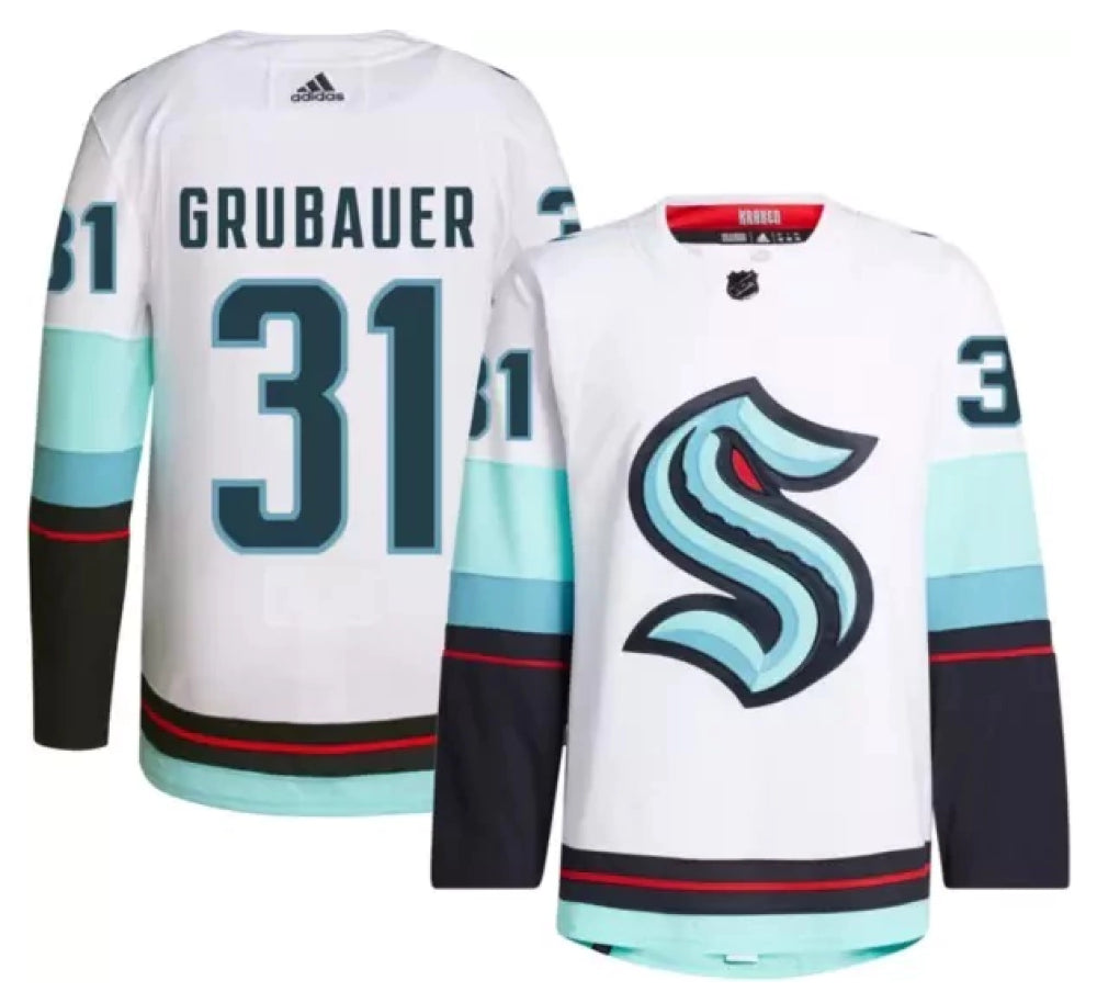Jersey Fan Seattle Kraken White - Philipp Grubauer #31