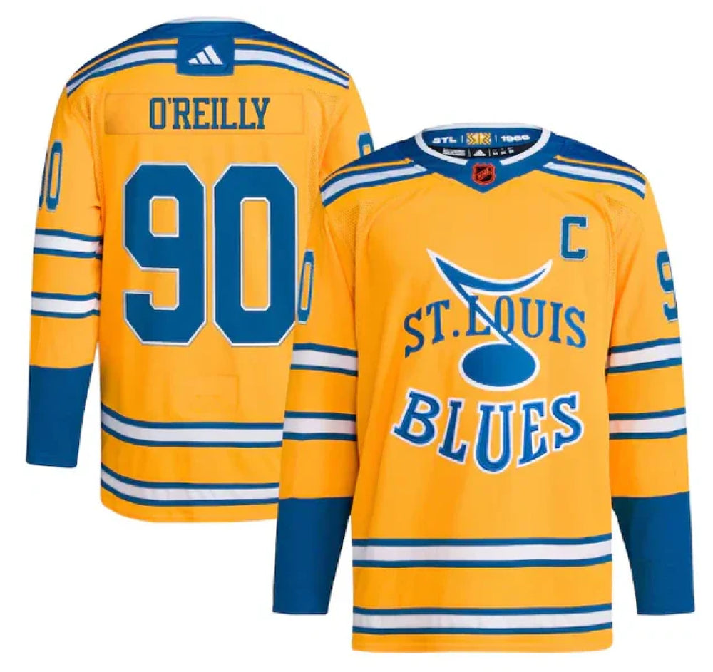 Jersey Fan St. Louis Blues Yellow - Ryan O'Reilly #90