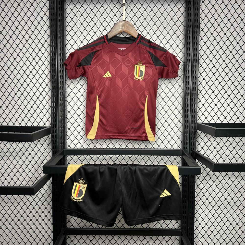 Kids Fan Jersey Belgium I 2024 - Adidas
