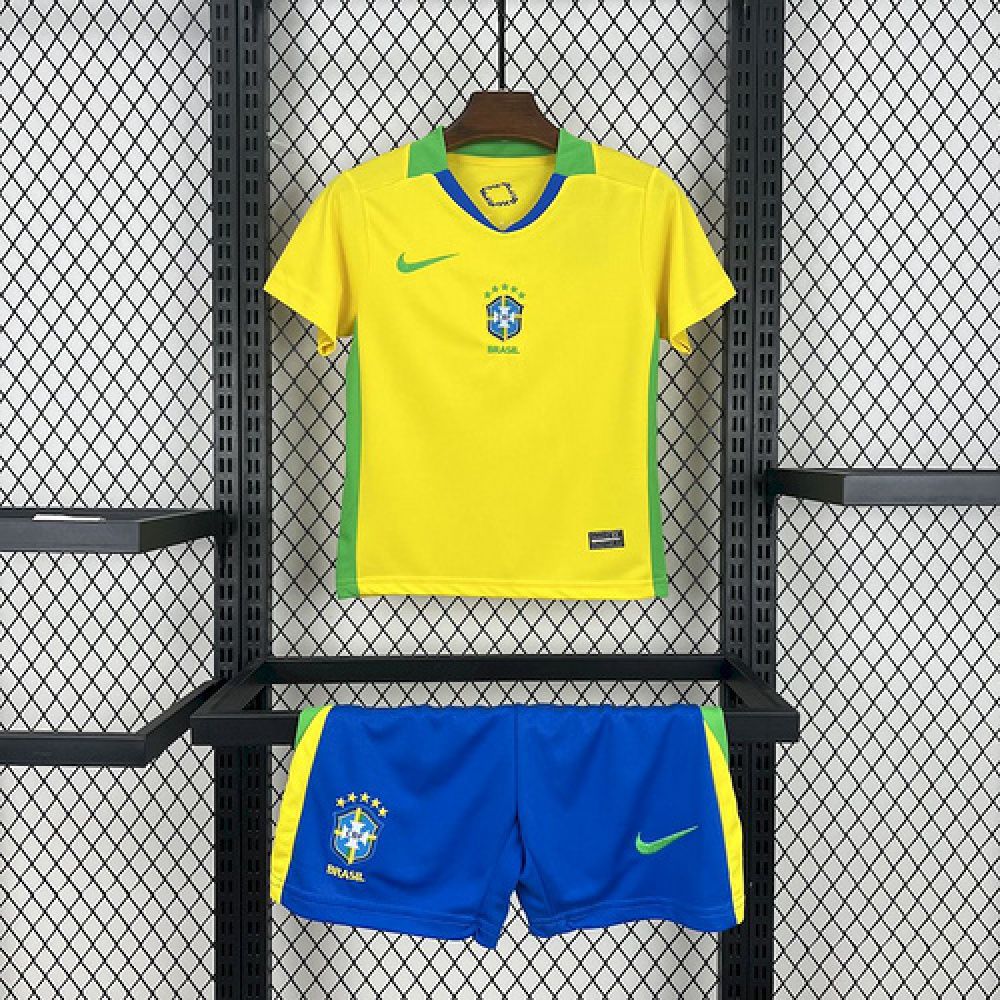 Kids Fan Jersey Brazil I 2025 - Nike