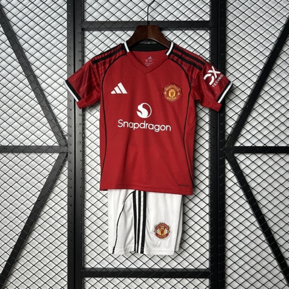 Kids Fan Jersey Manchester United I 25/26 - Adidas